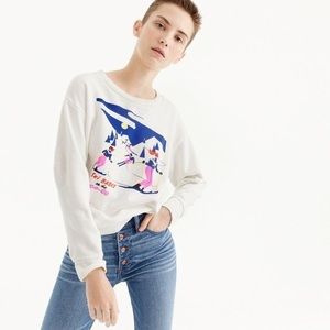J.Crew Ski Babes Crewneck Sweater